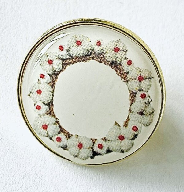 SUCOTETO Wreath Butterfly Clutch Metal Pin